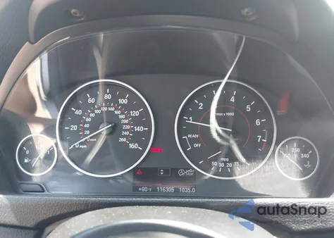 2013 BMW 328I из США, поврежденный, VIN WBA3A5C59DF453094